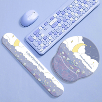 Coppton Copton Purple Flowers Sea Wrists Mouse Pads Inwind Creativity Keyboard Hands Tocartoon Cartoon Girls SILICONE OFFICE GAMES LAPTOP CUTE MALE TRUMPET UPHOLSTERED LOOKS GOOD