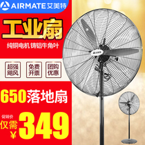 Emmett Industrial Floor Fan High Power Industrial Fan Horn Fan 650 Large Factory Workshop Floor Fan