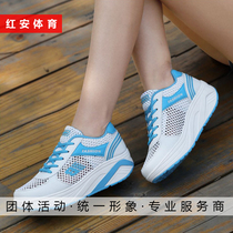 Hongan Sports Dream Team Summer Shaking Womens Shoes Single Mesh Hollow and High Shock Sneakers