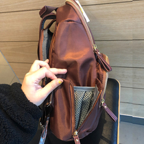 Long details full ~ high gloss texture backpack ladies backpack bag strong multi-compartment large capacity