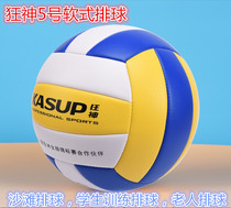 Mad god volleyball test student ball Mens and womens soft volleyball Youth training game Beginner hard volleyball