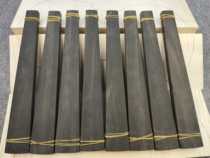 Violin Ebony Fretboard with Ebony String Pillow Tailrest Standard size Violin Fretboard