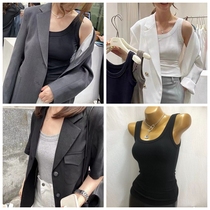 2 Explosive U Type Small Vest Underwear Hitch Outside to wear bottom-female lingerie cotton Supper body display slim pure color