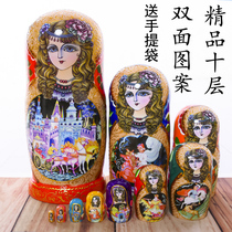 Genuine original Russian doll 10-story story doll paint boutique handmade early education toys