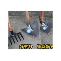  Agricultural hoe rake planting vegetables digging soil all-steel thickening outdoor reclamation site wasteland ripping and turning tool artifact