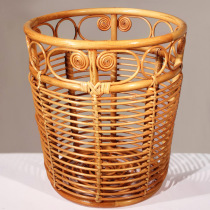 Fuji handicrally collects basket woven dirty basket towel basket lined hotel household debris household appliances