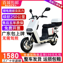 Electric bicycle new national standard 48V60V lithium battery takeaway long-distance running Wang battery car men and women walking electric car