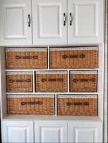 Custom-made rattan storage box Willow woven custom-made basket bamboo drawer storage basket woven basket dirty clothes basket