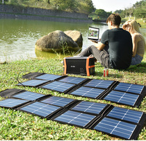 Foldable solar panel 100W outdoor camping Solar flexible charging package 32V high efficiency solar package