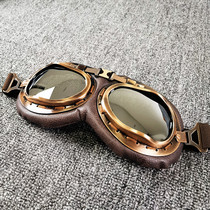 Harley motorcycle retro helmet half helmet goggles electric car motorcycle goggles wind and sand riding flat glasses