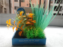 Foreign trade original single export real plastic hair luminous color Seagrass fish tank aquarium water grass decoration ornaments