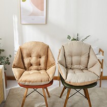 Cushion cushion integrated waist cushion thick plush student sedentary chair cushion computer backrest waist cushion autumn and winter
