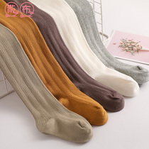 Girls pantyhose Spring and Autumn Childrens Dance Socks White Tong Student Knitted Leggings