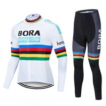 Ring Law BORA Riding Suit Mountain Bike Ride Road Bike Riding Suit Spring Autumn Winter Plus Suede Long Sleeve Suit Custom