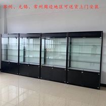  Glass display cabinet Gift model toy cosmetics hand-made household commercial transparent glass cabinet sample display stand