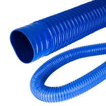 PVC spring tube blue air tube ventilation tube smoking tube industrial exhaust dust removal smoking tube inner diameter 70MM