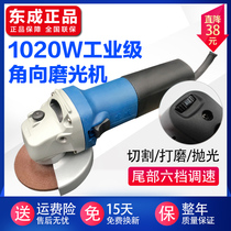 Dongcheng angle grinding machine FF10-100 industrial grade adjustable speed cutting polishing machine Dongcheng high power model