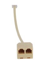 1 point 2 horn connection box telephone line one point two adapter splitter branch box 1 turn 2 one Revolution two female