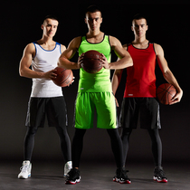 Summer basketball sports suit mens and womens sleeveless vest shorts set quick-drying student competition suit custom printing