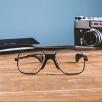 West Germany produces Swiss military glasses frame German myopia black frame military supplies retro vintage collection