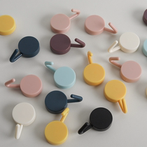 ins Home Décor Macaron Hookup Set Dorm Bedroom Powerful Adhesive Punch Free Home Traceless Adhesive Hooks