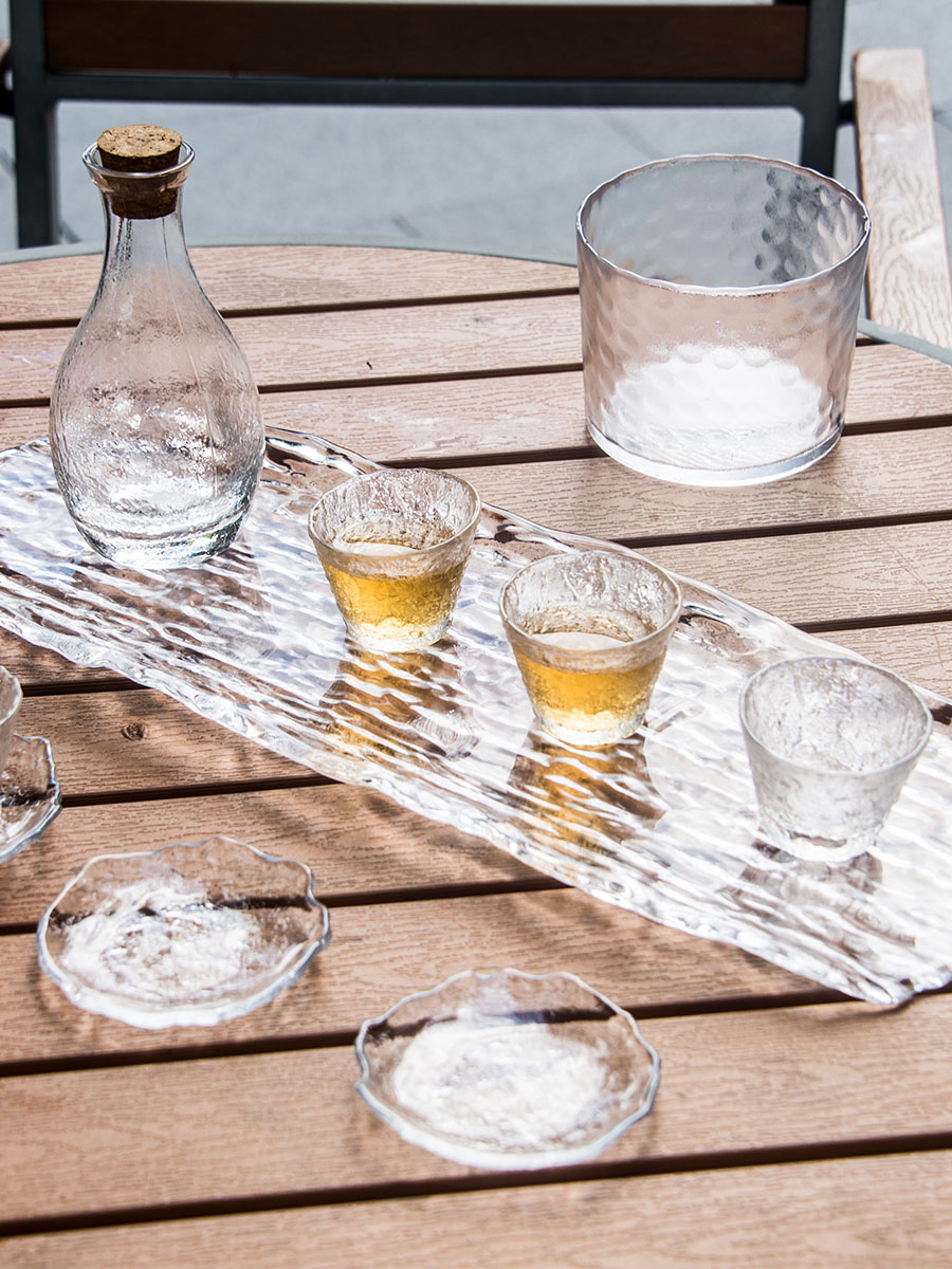 日本酒カップセット 江戸切子盆 白ワイン カンフーティーカップ ワインセット グラス ショットグラス フラスコ 1個または2個