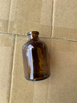 Brown 50ml Molded Bottle Sodium Calcium Glass Molded Injection Bottle