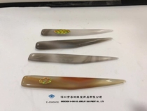 Handless agate agate pen agate pen agate stick scraper polishing knife gold and silverware jewelry maintenance