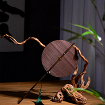 Chinese Retro Bamboo Banana Large Painting Team Fan Network Red Classical Bamboo Manual Fan Castor Fan Fan