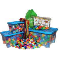 1-3-year-old childrens string of beads toys puzzle-wearing beads threading kindergarten building blocks early to teach fine action training
