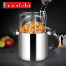 European-style Fryer Fryer household small tempura deep small commercial mini gas induction cooker general fuel saving