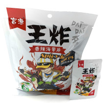 Dalian Gongyu spicy kelp slices Wang fried with instant snacks kelp snacks independent small packaging food snacks