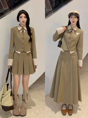 taobao agent Set, autumn classic suit jacket, plus size, fitted