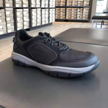 Clarks Qile Mens Outdoor Casual Shoes Low Solid Color Low Strings Lightweight and Comfortable Non-slip Breathable Autumn