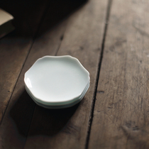 ) Song Qing Academy) Hutian Kiln Jingdezhen Yingqing tea set Cup cushion Cup Cup holder Cup Cup cover