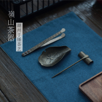 Lingshan tea go to Chaozhou Handhammer Tea Top Tea ceremony accessories Tea Clamp Tea - Clothes - bronze - ancient Chaozhou objects