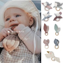 New Danish SAGA Copenhagen baby cute animal molar soothing doll hand puppet bracelet