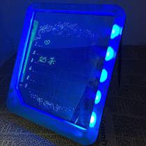 Creative small fluorescent message board writing board writing board led writing board electronic luminous blackboard Billboard children