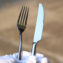Welfare feedback LUCUKU 304 stainless steel steak knife and fork two-piece household steak Western food knife and fork meal