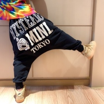 ins exploits child clothing spring autumn male and female children long pants new day teas doll children Harun pants hip crotch pants boomers