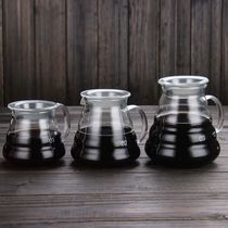 High-boron silicon resistant hot and cold glass coffee maker Cloud Dot Home suit Handout share pot Mokka pot volume large offer