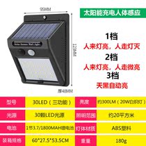 Solar lights Household super bright garden lights Human body induction outdoor waterproof wall lights Energy-saving rural solar street lights