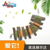  Herda apple Branches Grass Cake Grinding Tooth String Rabbit Dragon Cat Guinea Pig Dutch Pig geranium Grinding Teeth Toy