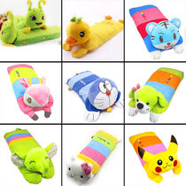 Child Pillow Pillowcase Baby Baby Kids Cartoon Buckwheat Pillow Kindergarten Lunch Break Toy Pure Cotton Four Seasons
