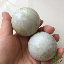Natural jade Xiuyan jade Sanjiazi Jia Cui material handball player play pieces round ball to ball diameter 5CM fitness ball 1