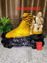 Jinsi Nan Maitreya Buddha Cai Jin Treasure Childrens living room ornaments agarwood sandalwood carving agarwood sandalwood carving large pieces