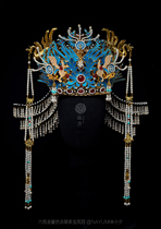 Xiangxiang Fengguan (tail) six Phoenix Jinzhai imitation point Cui more treasure phoenix crown tail