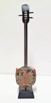Japanese shamisen Okinawa entry three-stringed instrument exquisite high-end plucked performance