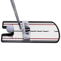 Golf putter practitioner putter posture correction mirror indoor practice novice putter mirror teaching