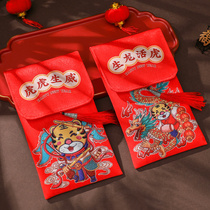 Year of the Tiger Daji 2022 Pressures Red Envage Children Childrens Welfare Bags Over the Spring Festival New Year Legion Creative Personality Cartoon